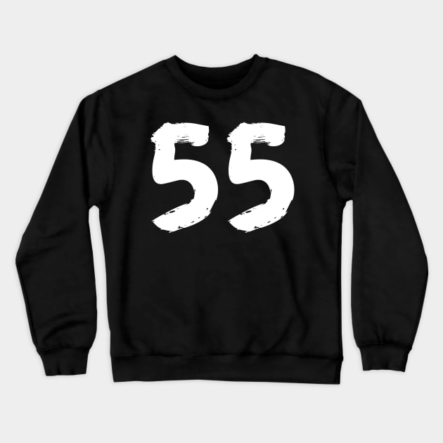 Number 55 Crewneck Sweatshirt by Erena Samohai